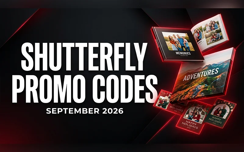 Shutterfly Promo Codes and Coupons September 2026